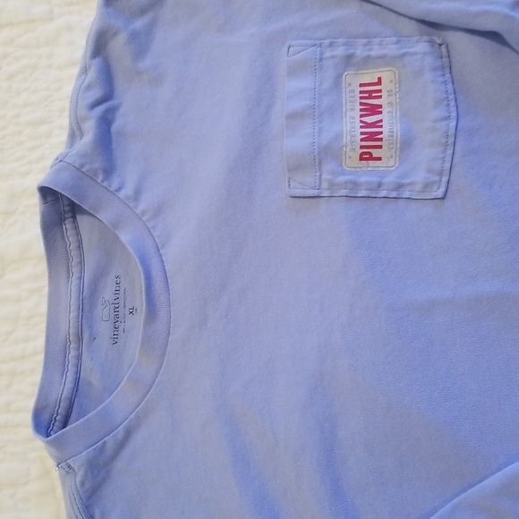 Vineyard Vines Boys XL long sleeve light blue t shirt - Picture 2 of 4